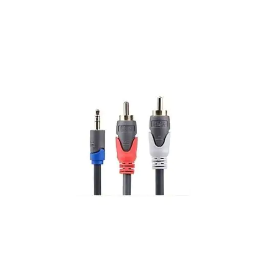 2B Rca Socket Dc2 To Audio Pc Cable High Quality 3M