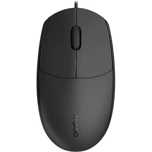 Rapoo N100 Wired Optical Mouse Black