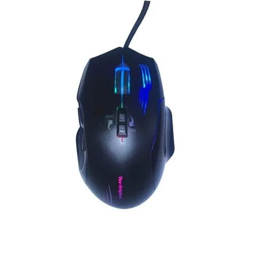 Yes Original Gaming Mouse Wired, Gx38 With 16.8 Million Chroma Rgb Color Backlit,4 Adjustable Dpi Levels,4800 Dpi, 7 Programmable Buttons For Games And Office Laptop, Pc, Mac