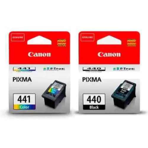 Canon Pg 440 Black Pg 441 Tricolor Ink Cartridges