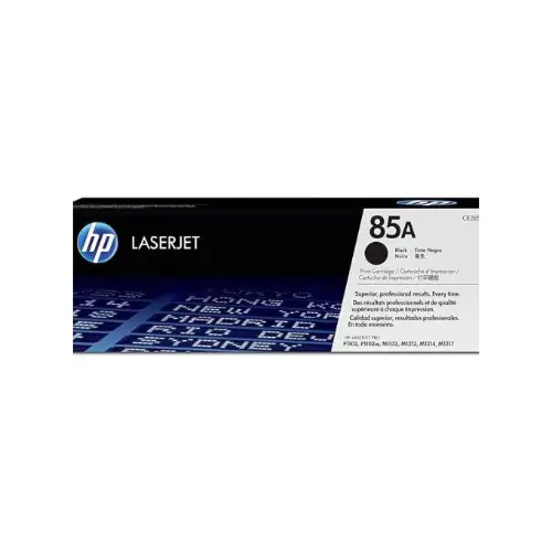 Hp 85A Black Original Laserjet Toner Cartridge